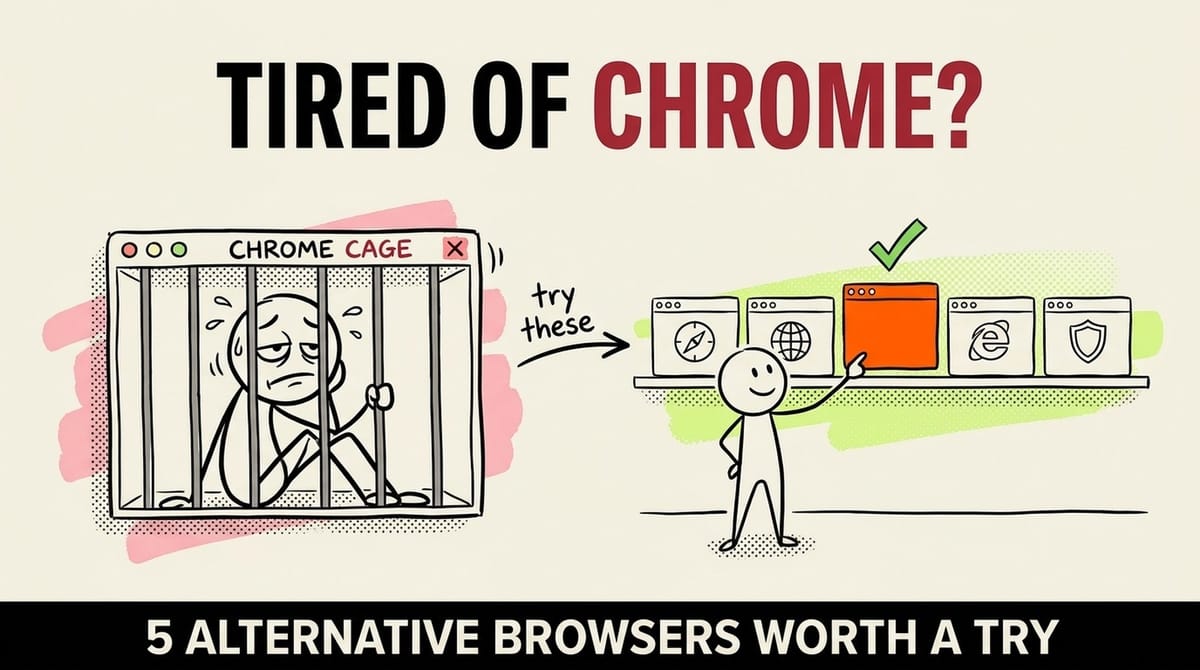 Alternative Browsers. These website browsers are great alternatives to Chrome