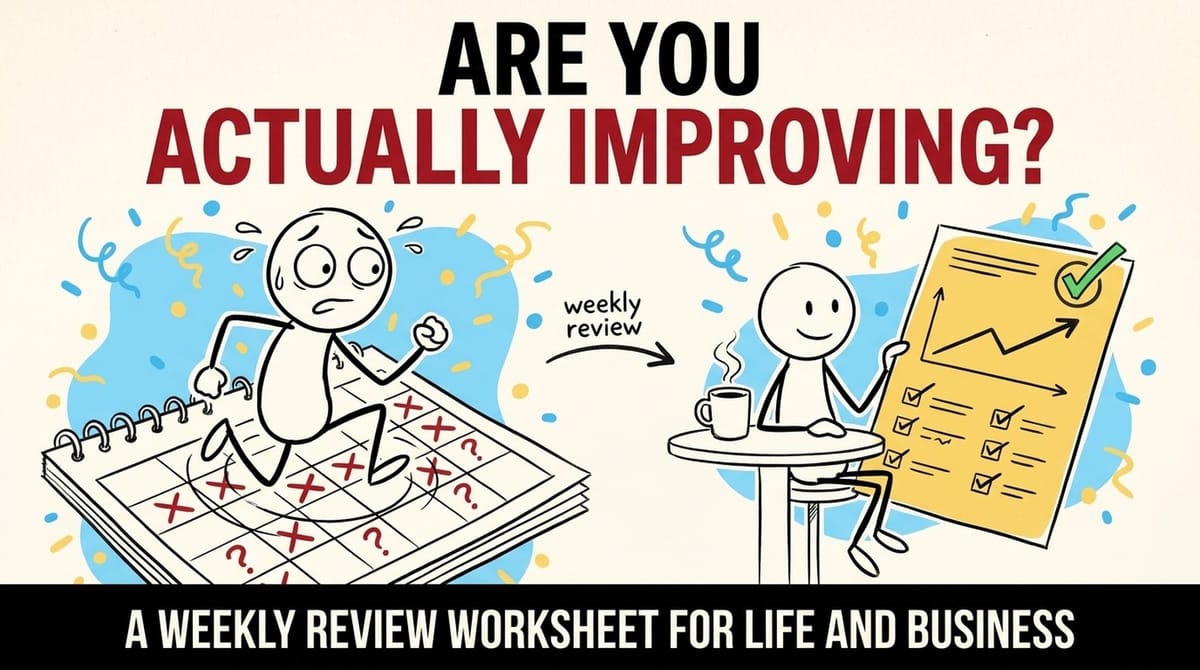 Our Business Oriented Yet Personal Weekly Review Worksheet