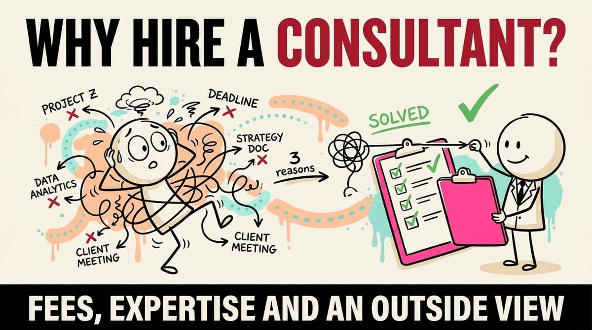 Why Hire A Consultant - Three Extremely Darn Good Reasons!