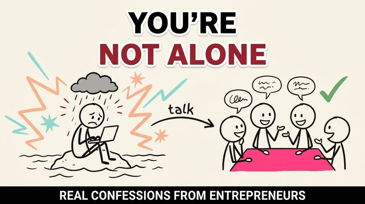 You're Not Alone: Confessions From Real Entrepreneurs About Business