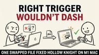 Fix Hollow Knight Can't Dash On Mac M1 With (Xbox) Bluetooth Controller