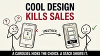 That "Cool" Mobile Design Is Quietly Killing Your Conversion Rate
