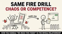 The Fire Drill Test: What "We Need This Today" Reveals About Your Team