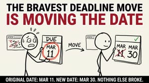 The Bravest Thing You Can Do Under a Deadline? Move It.
