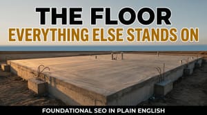 What "Foundational SEO" Actually Means: A Plain-English Guide for B2B Service Firm Founders