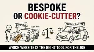 Which is better value: Bespoke or cookie cutter website?