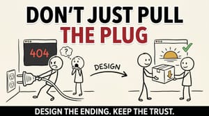 Designing the End: How to Shut Down a Product Without Burning Trust
