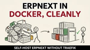 How to setup & self-host ERPNext in Docker without Treafik (NGINX only)