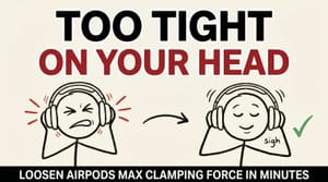 Fix Airpods Max Tight Fix | Adjust Clamping Force