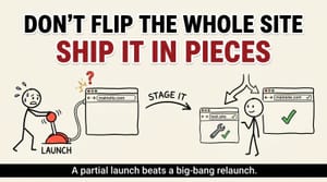 The Partial Launch That Saved a Full Website Rebuild