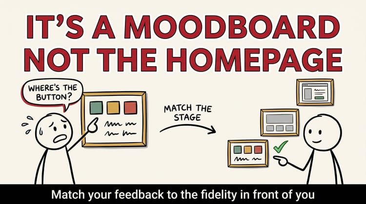 When Your Board Reviews a Moodboard Like It's the Homepage: A Guide to Design Governance That Actually Ships