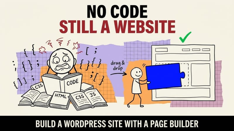 Thumbnail to Build a WordPress site article